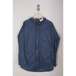 Burton Waterproof Rain Jacket Womens S Blue Hooded Lightweight Shell Outdoor